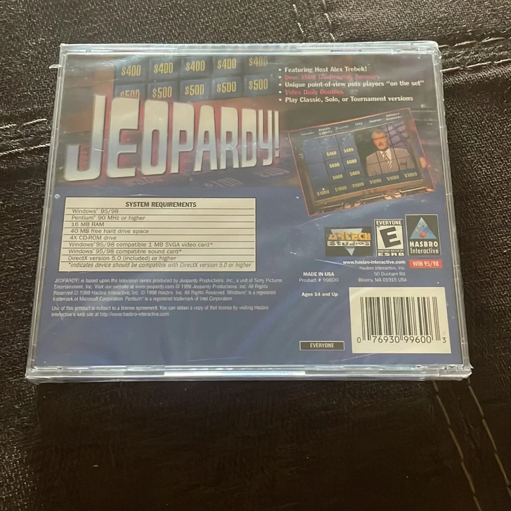 🎮 Jeopardy! 1st Edition Sealed PC Game